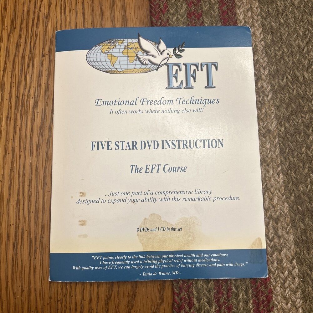 EFT: Emotional Freedom Techniques: Instruction: The EFT Course 8 DVDs & 1 CD set
